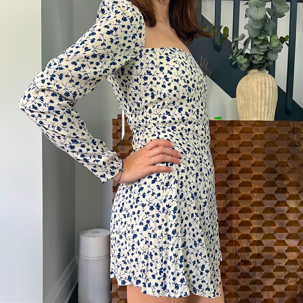 Reformation Rosalie Dress Mykonos - Size 2